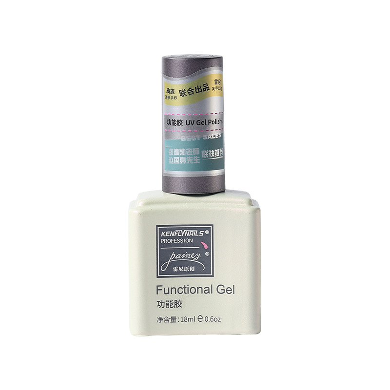 Gel Funcional Básico para Fototerapia de Uñas, Original de Lei Ni, Gel Transparente de Acabado Superior, Gel Base Mate, Refuerzo Templado, Exclusivo de la Tienda