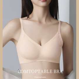 婷婷725#时尚无痕全固定杯排扣美背M-2XL舒适透气侧收尾货文胸批
