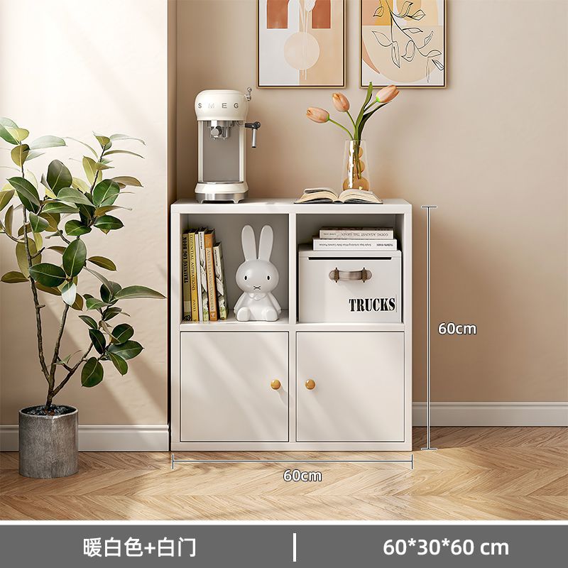 [도어가 있는 4칸 모델] 60*30cm-따뜻한 흰색 ♜ ♜