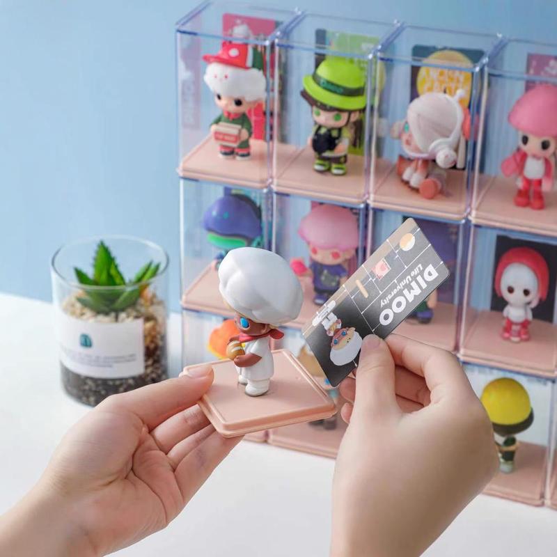 ブラインドボックス収纳展示棚バブルマットシングルフィギュアクリアキャビネットpopマートフィギュア収纳PSディスプレイボックス|undefined