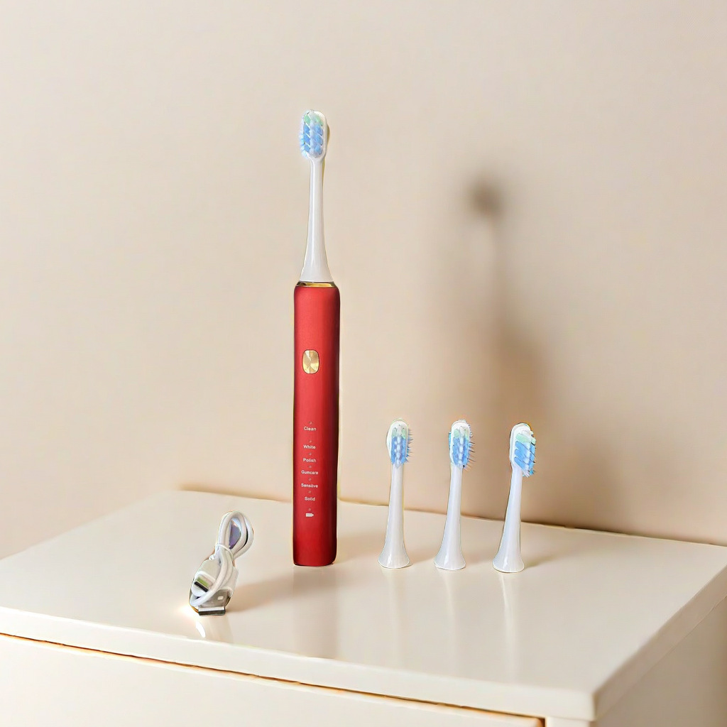 중국 레드 4 브러시 헤드