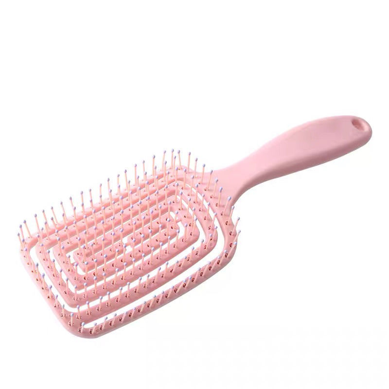 Peine curvo grande Peine de cabeza alto esponjoso Peine de pelo largo para mujer Peine especial de incienso para mosquitos Peine de costillas de airbag Peine hueco