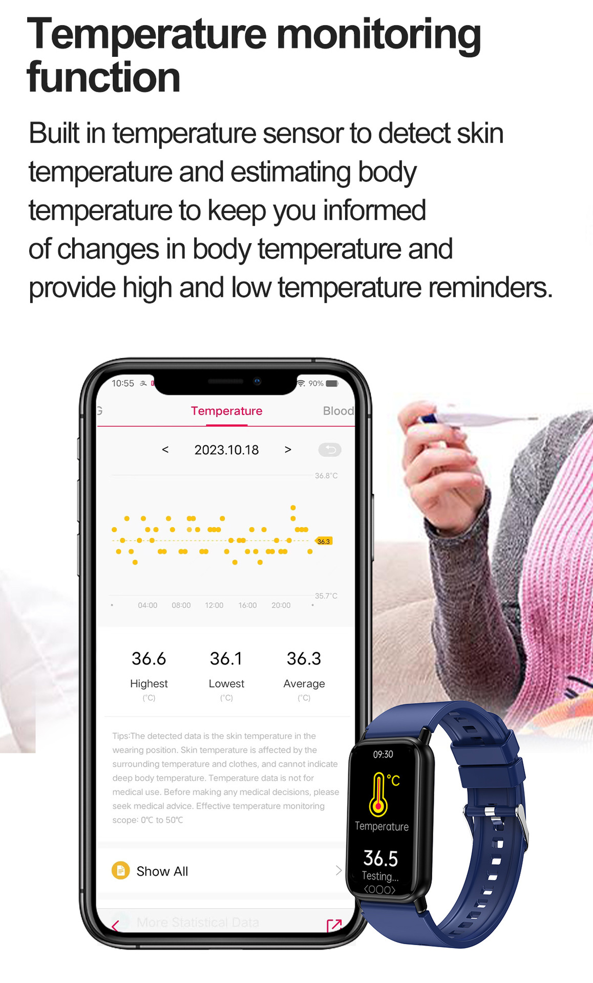 TK72 Smart Watch 1.47 inch heart rate blood pressure blood_voghion.com