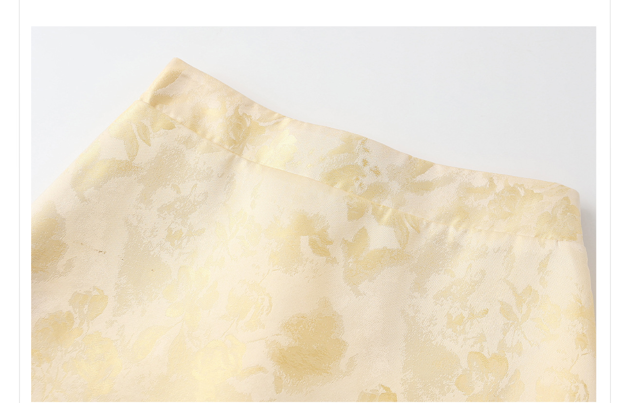 Bộ áo váy satin thêu jacquard cổ tròn phong cách Trung Hoa N6026 — áo, váy chi tiết 26