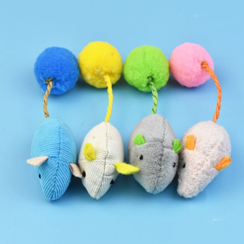 Комбинация компьютерная мышь Ball Ball Mouse имитация Мабу мышь игрушка для кошек, игрушка для кошек, плюшевая мышь