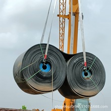 牛羊槽子传送带胶皮房顶橡胶输送带 养殖场铺地二手传送带阻燃带