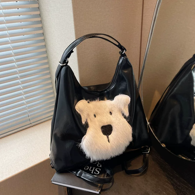 Design capacious backpack, trend of season, for students