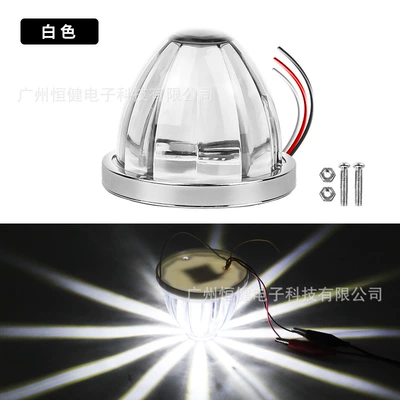 Lights, Truck Width Indicator Lights, Indicator, Other lights - white-always-bright-flashing-single-package-9-30v-without-bracket