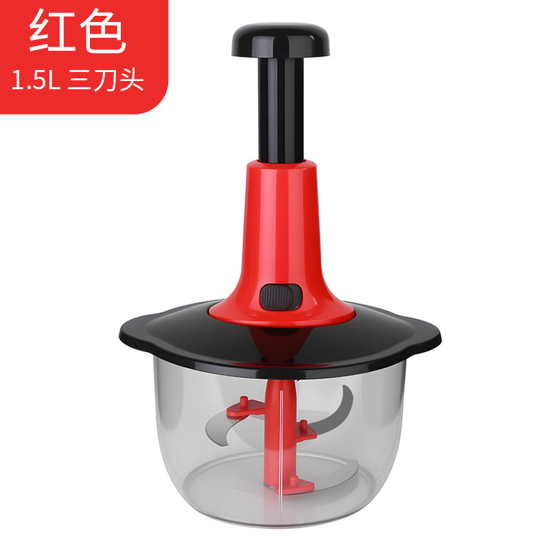 跨境厨房拍拍刀切菜机小型料理机多功能家用切菜器剁馅料切菜神器|undefined