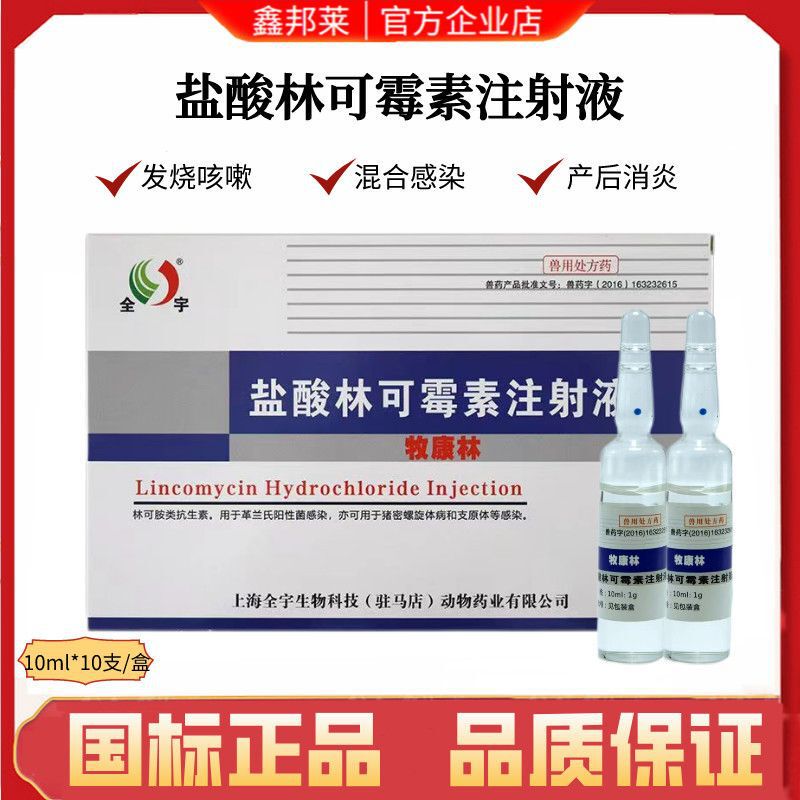 Veterinary Lincomycin Hydrochloride Injection Liquid for Pigs, Cattle, Sheep, Dogs and Cats, High Fever, Cough and Asthma, Pneumonia, Postpartum Anti-Inflammatory Veterinary Lincomycin Hydrochloride Injection Liquid for Pigs, Cattle, Sheep, Dogs and Cats, High Fever, Cough and Asthma, Pneumonia, Postpartum Anti-Inflammatory