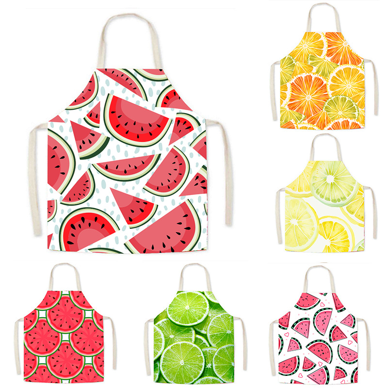 Cute fresh waterproof apron for men and women sleevless