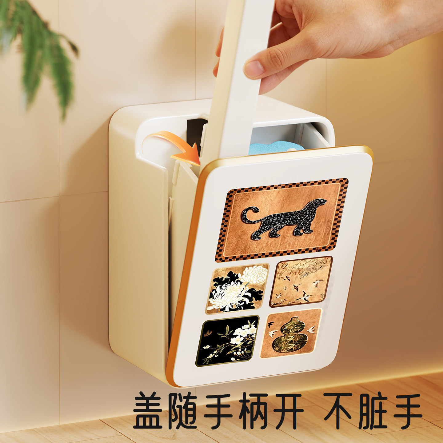 Juego de Cepillo Desechable para Inodoro de Goma Suave Multifuncional para Baño image 2
