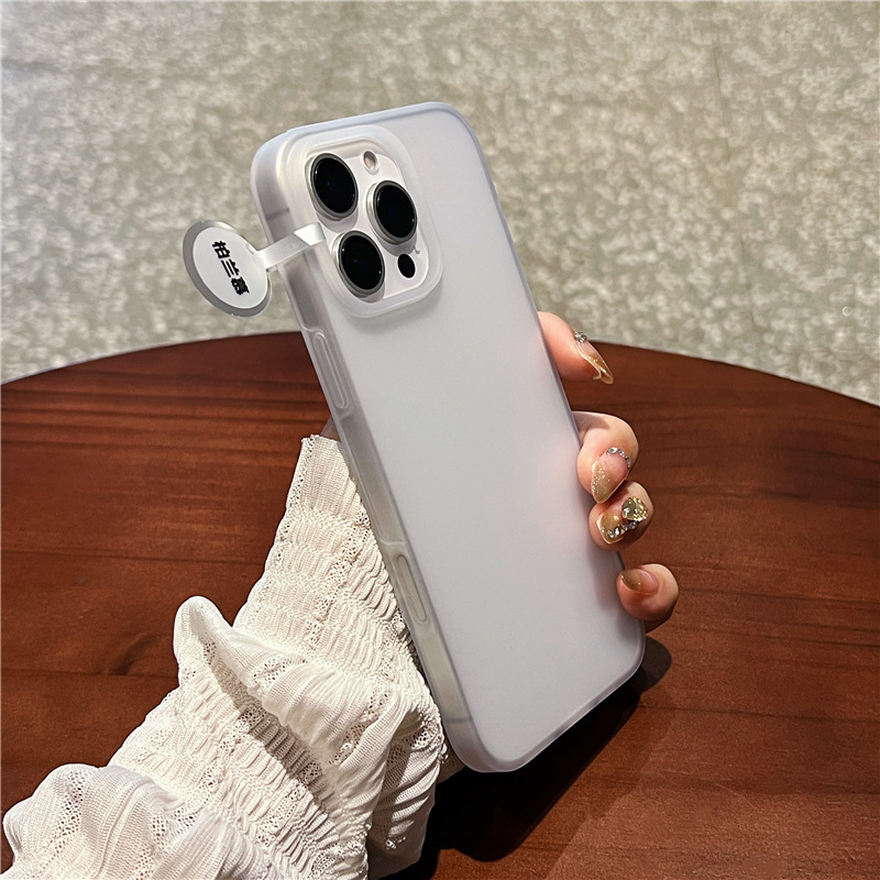Apple 16ProMax 携帯電話ケースに適しています超薄型半透明液体シリコーン iPhone15 オールインクルーシブ AI キーライト|undefined
