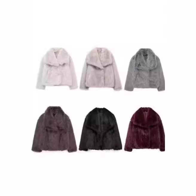 Women's Toca Fox Fur Coat, Autumn/Winter 2025 New Style, Imitation Fur Coat (AliExpress)