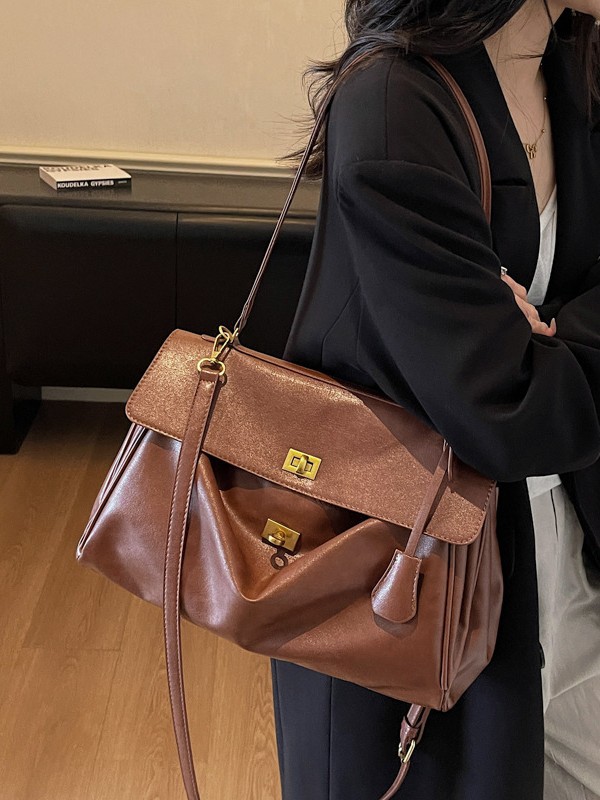 Bolso, bolso de hombro de alta calidad, bolso de hombro de gran capacidad, bolso de transporte de trabajo casual.