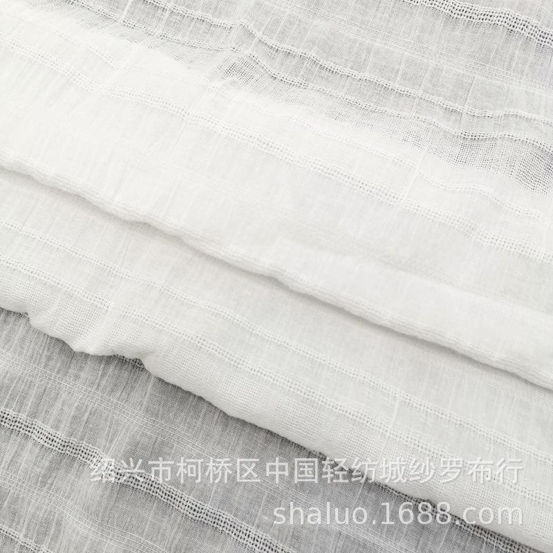 春夏衬衣连衣裙提花面料棉布弹力泡泡布时尚公主裙洛丽条童装布料