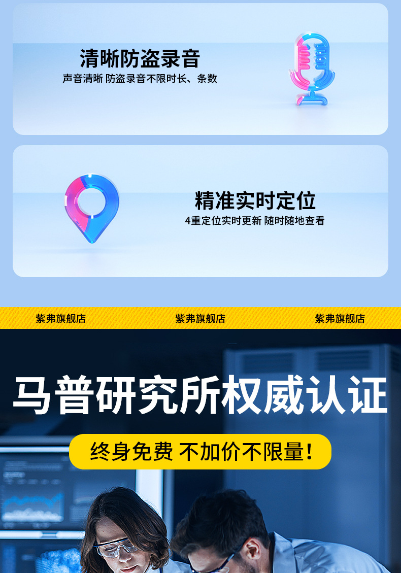 GPS Locator for Vehicle Anti-Loss Anti-Theft Tracking Device