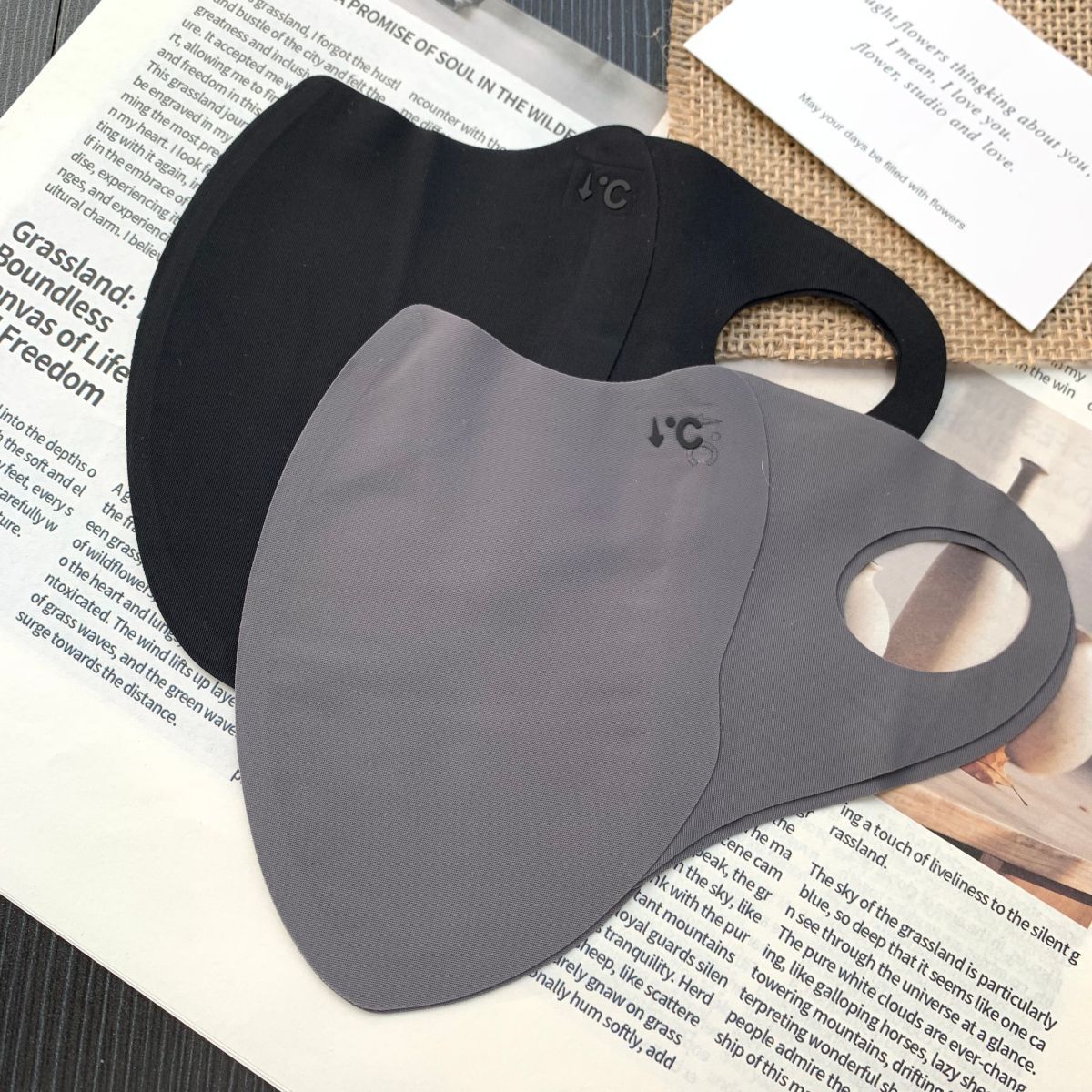 Ventilerande ansiktsmask med uv-skydd i is-silke för damer_voghion.com