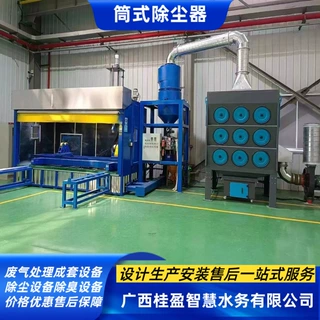 广西废气处理成套设备筒式过滤器粉尘处理废气处理定制加工降尘室