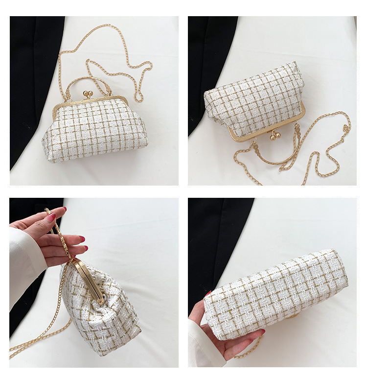 Fashion Chain Bag Autumn New Trend Simple Shoulder Bag Shell Bag Casual Crossbody Bag Women's Bag_voghion.com