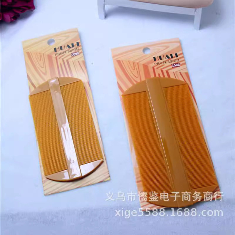 Fine-Toothed Lice Comb, Fine-Toothed Comb to Remove Dandruff, Itchy Head, Shave Head Lice, Plastic Grate