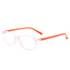 Children's multicoloured purple fashionable glasses, 2023