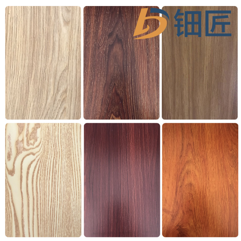 不锈钢木纹板 覆膜转印不锈钢 仿木纹热转印不锈钢板现货厂家直销