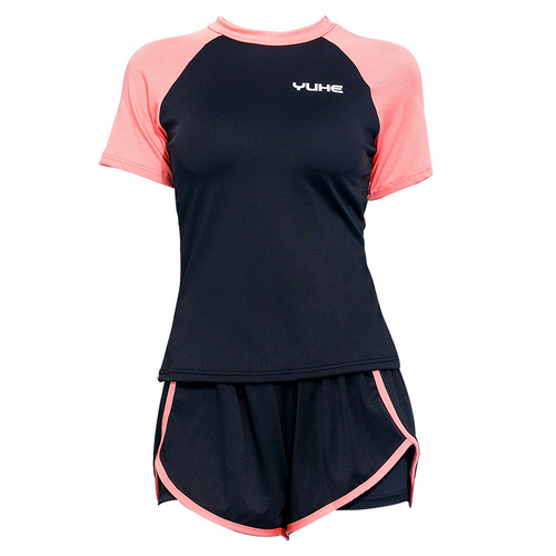 Women's two-piece swimsuit summer new student sporty stomach cover slimming hot spring vacation swimsuit wholesale