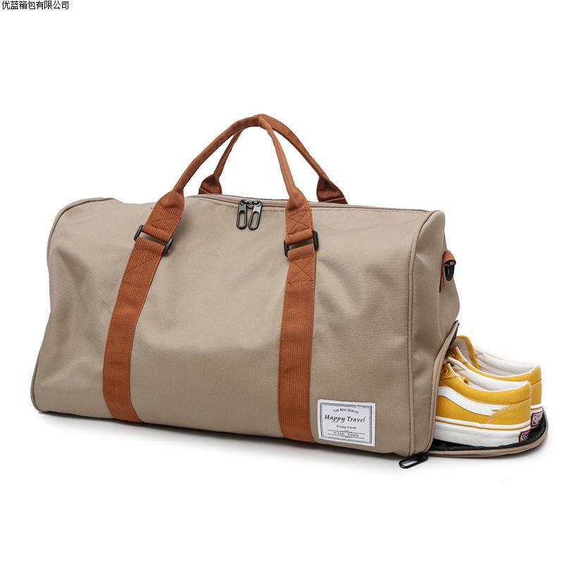 New Fashion Luggage Bag Men's Portable Gym Bag Casual Storage Bag Sports Travel Bag logo Handbag
