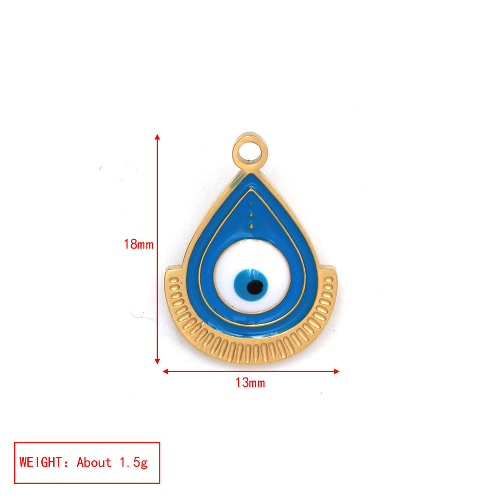 1 Pieza Acero Inoxidable 304 Ojo Del Diablo Palma Colgante display picture 3