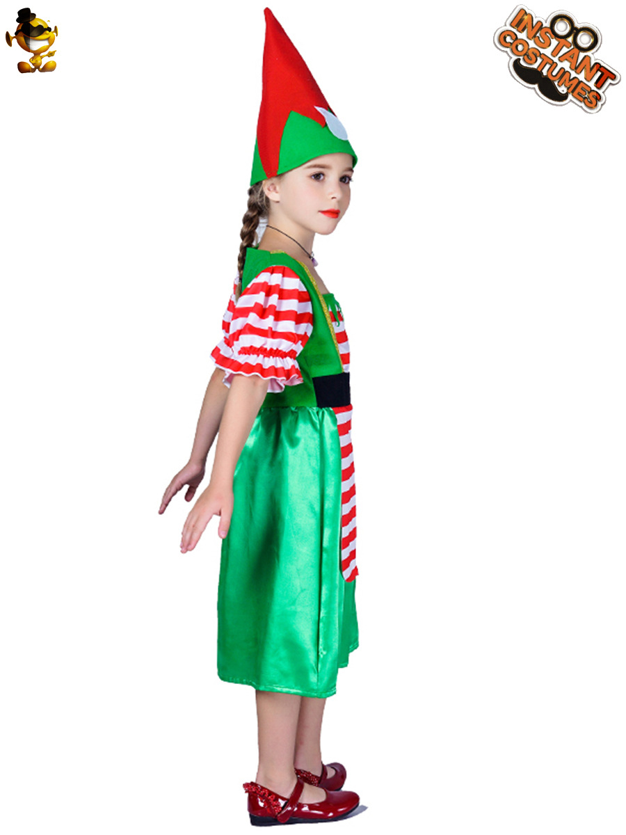 Navidad niños lindos Navidad princesa fiesta traje niñas Navidad etapa traje rendimiento ropa distribución al por mayor