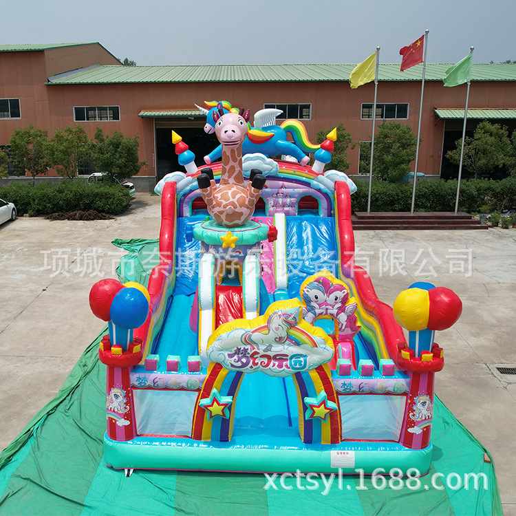 Puesto al aire libre, trampolín inflable para niños, equipo de entretenimiento, castillo travieso, tobogán, castillo inflable, grande al aire libre