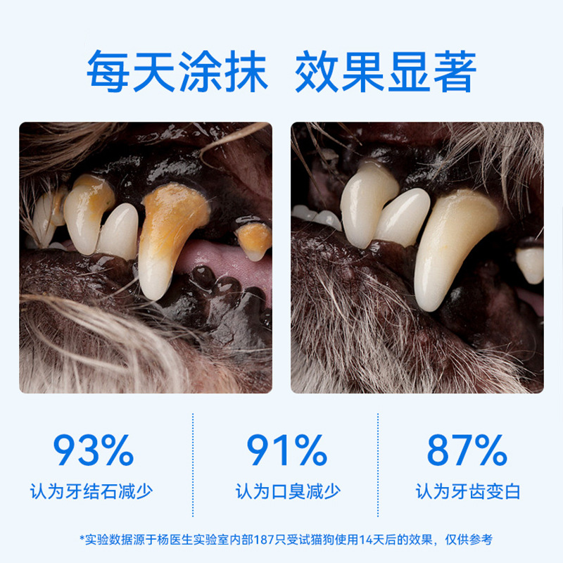 Pen de limpieza de dientes para mascotas, eliminación de piedras para perros, limpieza oral general para perros, desodorizador, conjunto de cepillo de dientes