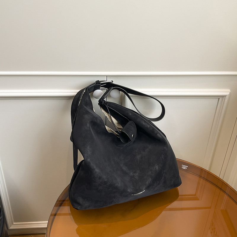 Moda retro axila de seda bolso de hombro para mujeres nuevo estilo simple de viaje de gran capacidad bolsa de mano bolsa de mano universal