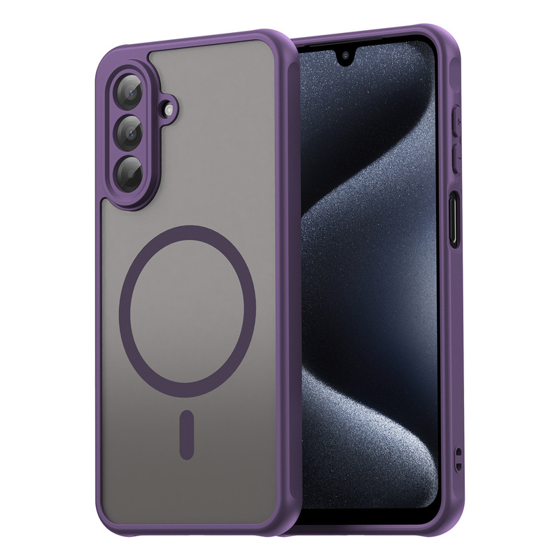 适用Galaxy A17外壳保护套三星S25FE手机壳A07肤感PC+TPU磨砂磁吸|undefined