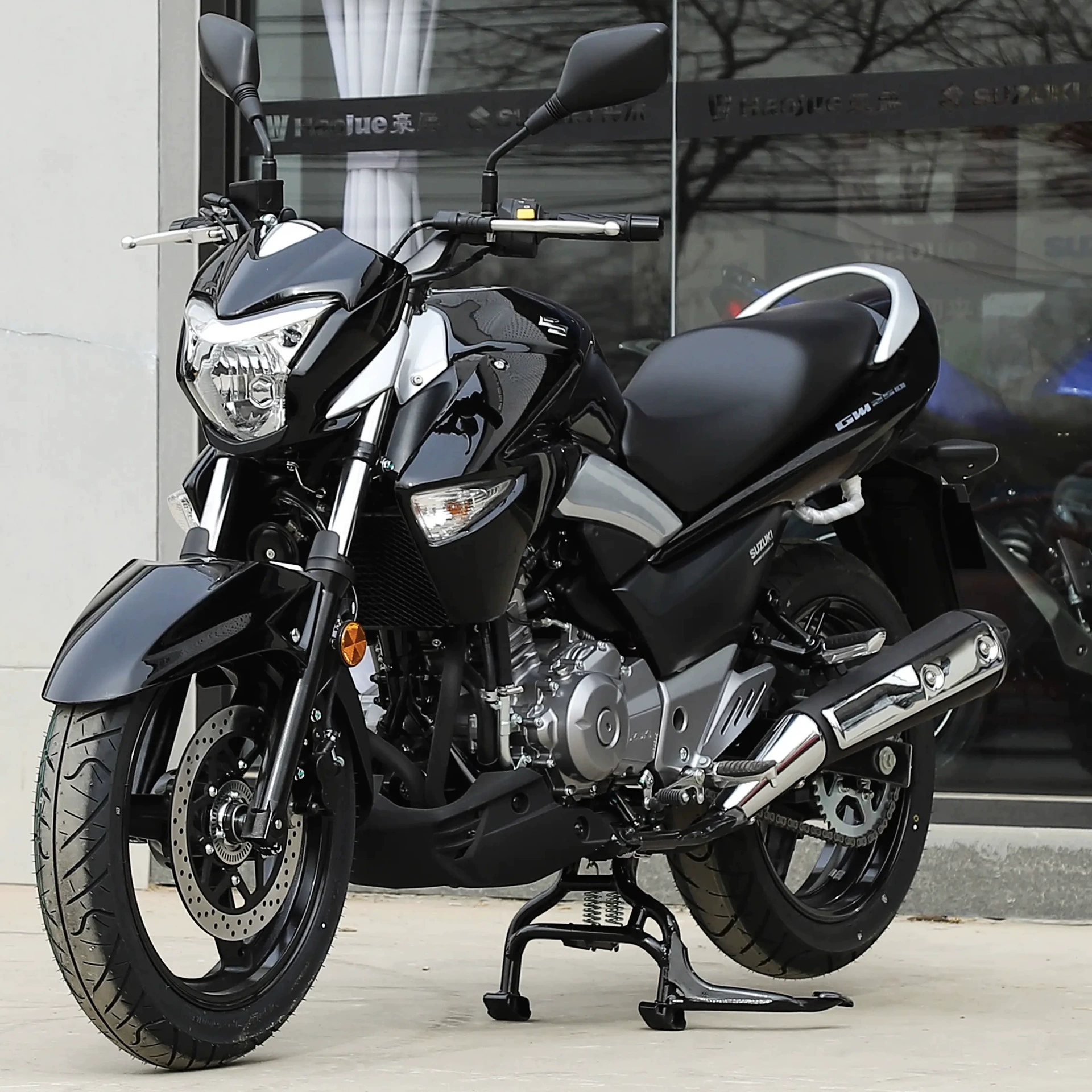 Новый Lichi GW250 двухцилиндровый водяное охлаждение уличный автомобиль мужской топливный-powered круиз путешествие ретро мотоцикл