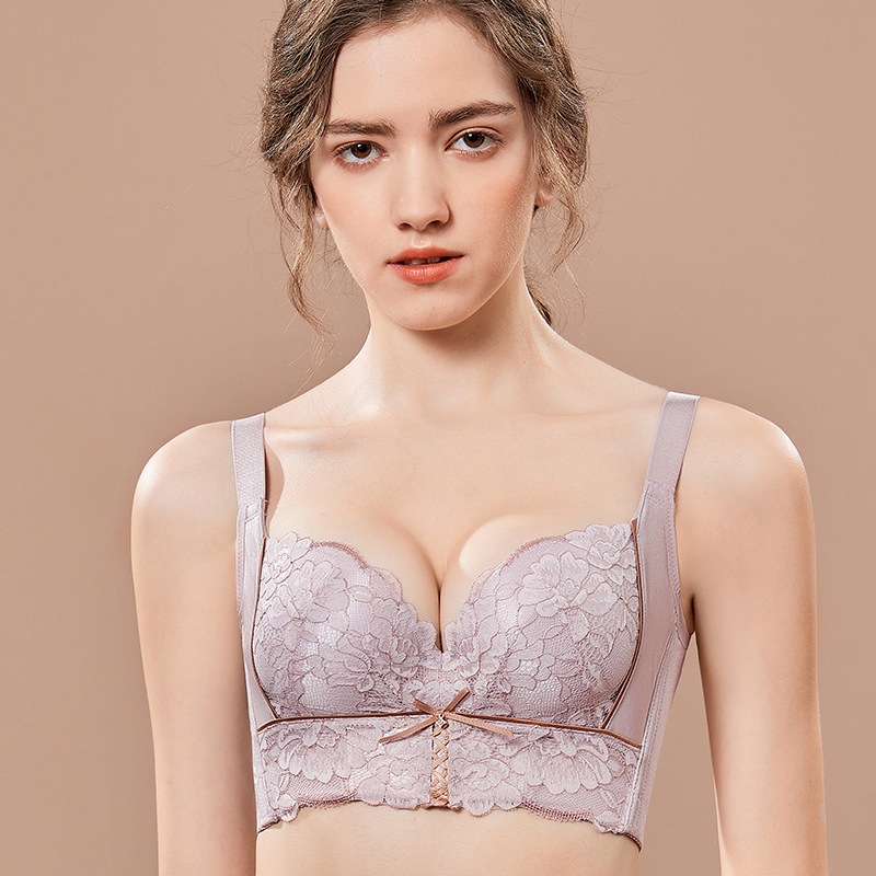 新款内衣女小胸聚拢文胸侧收副乳上托防下垂矫正调整型胸罩