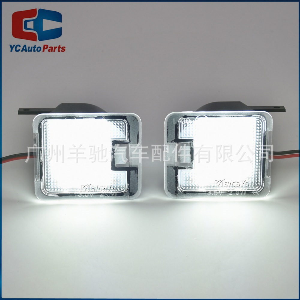 Aplicable a Ford S-Max Wing Tiger C-Max Focus MK3 automóvil LED bajo espejo retrovisor lámpara de suelo pozo de agua