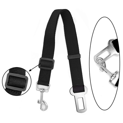 Car pet safety belt socket car pet leash pet dog car seat belt nylon multi-color
