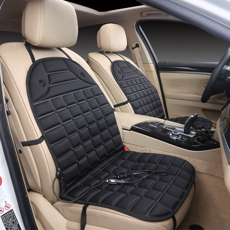 Winter Car Heated Seat Cushion Comfortable 12V Universal Car Seat Heating Pad Backrest Heating Seat Cover Warm Pad