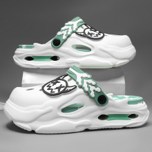 运动凉鞋男夏季外穿防滑防臭厚底包头两穿漂流涉水洞洞沙滩凉拖鞋