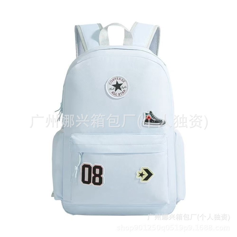 kw同款大容量双肩包简约背包时尚时尚轻便防水学生书包|undefined