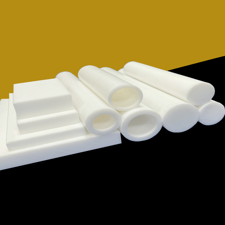 PTFE铁氟龙板耐高温白色聚四氟乙烯塑料王黑色防静电特氟龙棒卷材
