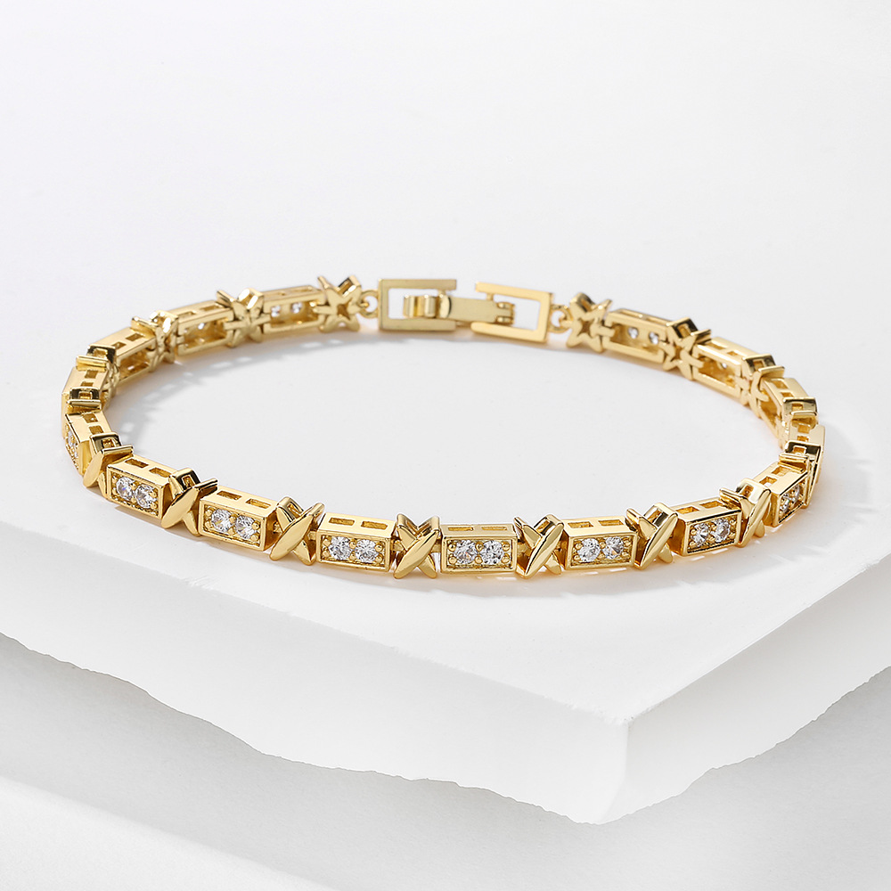 Korean-style Niche Design Light Luxury Zircon Bracelet Women, Ins Minimalist Style, Unique And Versatile, Suitable As A_voghion.com
