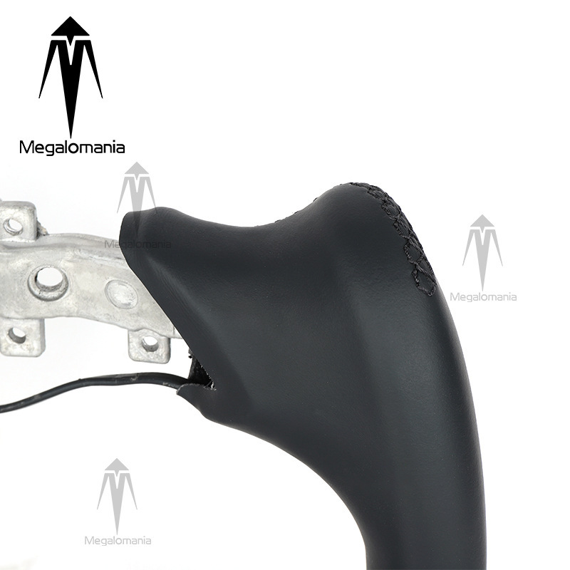 Suitable for Tesla's New Version of Model 3, Modified and Upgraded Heated Full-Leather Yoke Racing Steering Wheel