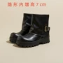厚底新款秋冬内增高短靴