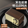 New JY66 retro Bluetooth speaker wooden classical home radio bass plug card retro small sound