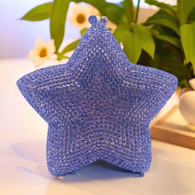Star crystal bag新款小星星镶钻晚宴包外贸宴会轻奢满钻手拿女包