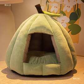 猫窝冬季保暖封闭式安全感猫床宠物狗窝秋冬款猫屋猫咪冬天睡觉用