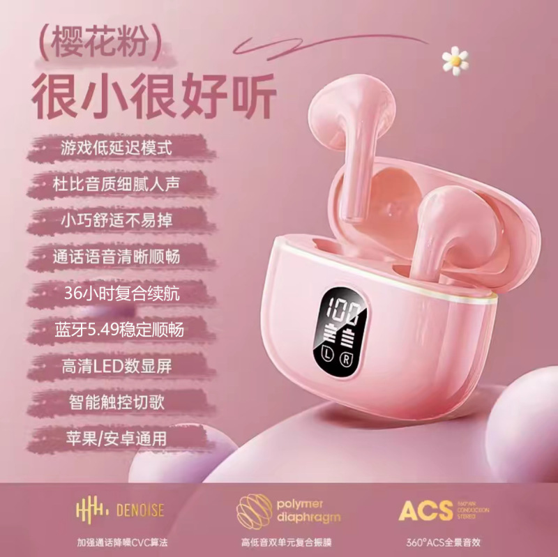 源头工厂X87跨境2025新款蓝牙耳机入耳式无线数显屏幕超长续航|undefined